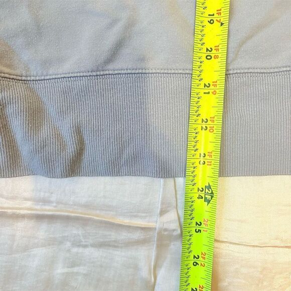 Athleta‎ Women's XS Blue 1/2 Button Henley Pullover Sweatshirt - Picture 6 of 8